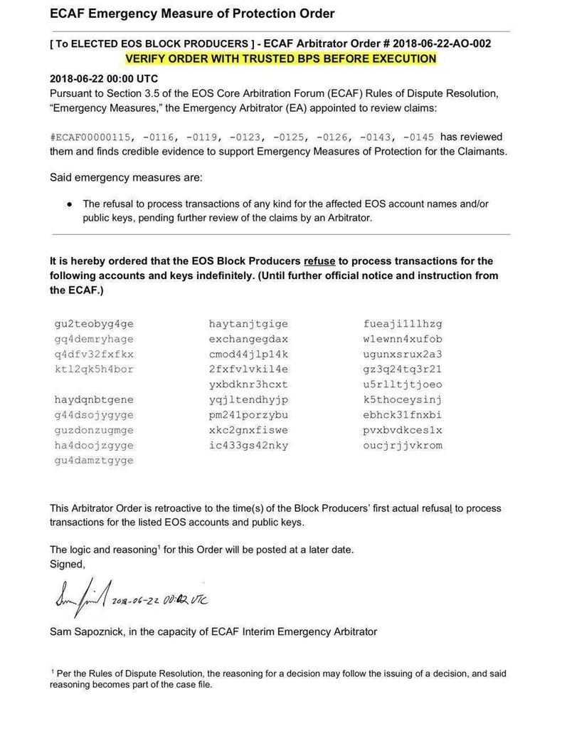 eos scam alert