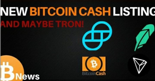 Bitcoin Cash on Gemini, Robinhood Hints at TRON - Today's Crypto News
