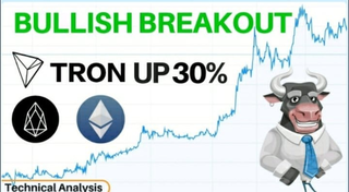 Bullish BREAKOUT! Tron up 30% plus ETH & EOS Analysis - What's Next?