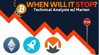 Bitcoin & Ethereum Are Falling AGAIN! When will it STOP? + XLM & XMR - Technical Analysis