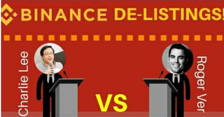 Roger Ver VS Charlie Lee + Binance DE-LISTINGS! - Today's Crypto News