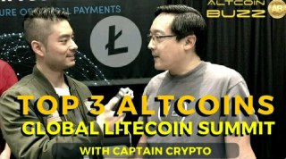 Top 3 Altcoins at The Global Litecoin Summit with Captain Crypto