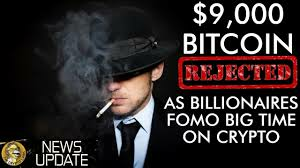 Bitcoin Price Rejected Hard at $9,000 - Get Yours Before Crazy Billionaires Take All The Crypto!!