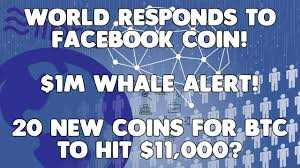 The World RESPONDS to Facebook's Libra Coin // WHALE ALERTS on YEN while BITCOIN HITS $11,000!!!