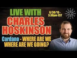 LIVE with Cardano's Charles Hoskinson - ADA - Shelley - Proof OF Stake and More!