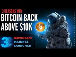 Bitcoin Over $10k! 3 HUGE Altcoin Mainnets in Q3, 2019!