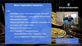 Is "Miner Capitulation" Complete BS? (What is Miner Capitulation - Bitcoin Elementary S1:E3)
