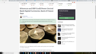 Central Bank Likes XRP, Binance Acquisition, Giving Up On Bitcoin & Crypto Will Make Millionaires