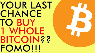 YOU MIGHT NEVER SEE BITCOIN AT THIS PRICE AGAIN!!! LAST CHANCE TO BUY 1 BITCOIN??? (My Prediction)