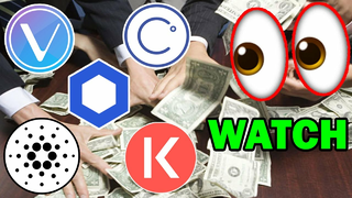 Bullish Crypto News: Watch THESE 5 COINS - CARDANO (ADA), CHAINLINK, VECHAIN (VET) + MORE!