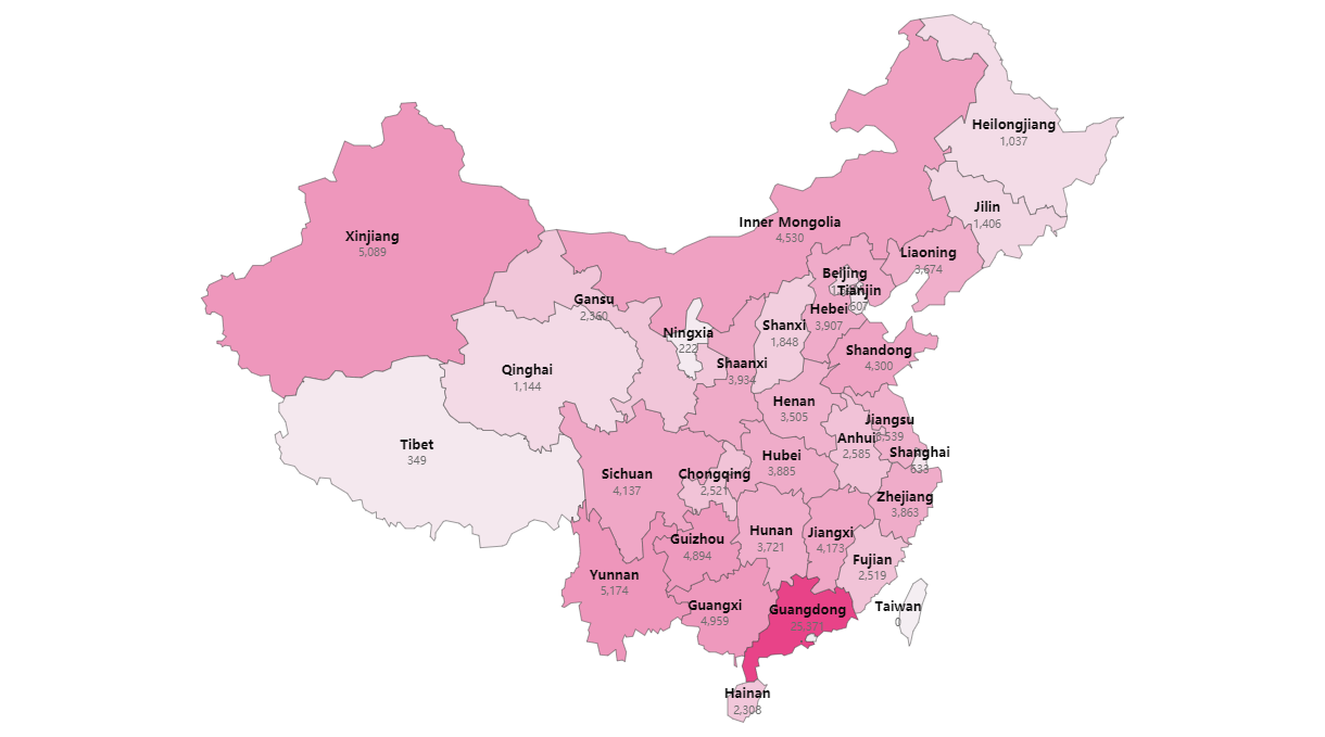 Where Chinese blockchain companies are foudned
