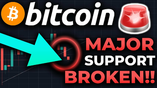 HUGE WARNING!! CHAINLINK CRASHING!! BITCOIN TO FOLLOW?? BITCOINS LAST CHANCE TO STAY BULLISH!!