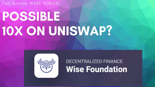 Wise Token $WISE 10x Uniswap Listing?