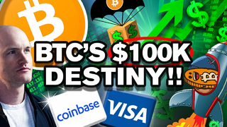 $100k Per BITCOIN in 2021?? Visa & Coinbase “Plan” On It!!