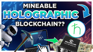 They're building a mineable HOLOGRAPHIC blockchain ??