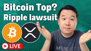 Why the Top is NOT in for Bitcoin... Also major lawsuit updates against Ripple and LBRY!