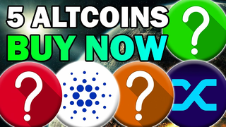 5 ALTCOINS I'm Buying During the Dip (These Coins Will PUMP SOON)