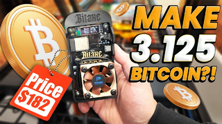 YOU Could Mine 3.125 Bitcoin AT HOME for only $182