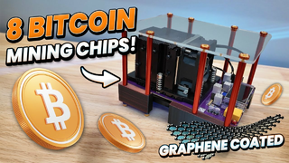 8 Bitcoin Mining Chips - FORKED BITAXE - Zyber8G Review